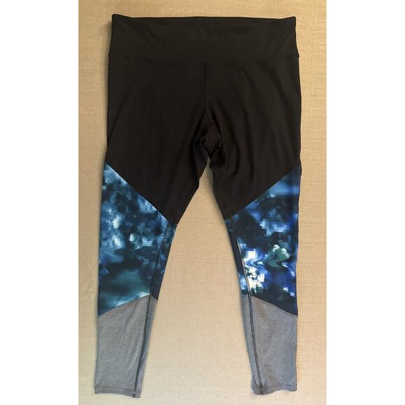 Champion Duo Dry Women’s XXL Leggings Comfort Running Lounge Pants Geometric - Picture 1 of 7